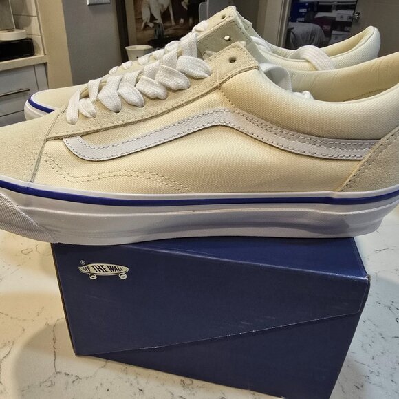 Vans Premium Old Skool 36 Off White VN000CNGOFW Men's Size 10 SHOES NEW - Picture 6 of 10